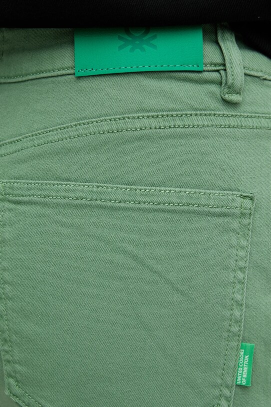 Τζιν παντελόνι United Colors of Benetton 4WDDDE029 πράσινο