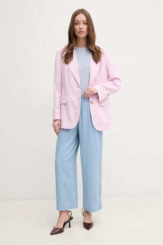 Παντελόνι Dkny DJ4P3006 μπλε SS25
