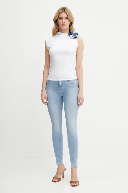 Τζιν παντελόνι Guess W5GA34.D5PY2 μπλε SS25