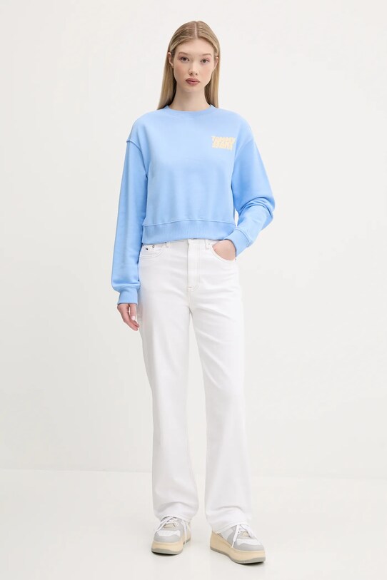Τζιν παντελόνι Tommy Jeans DW0DW20018 λευκό SS25