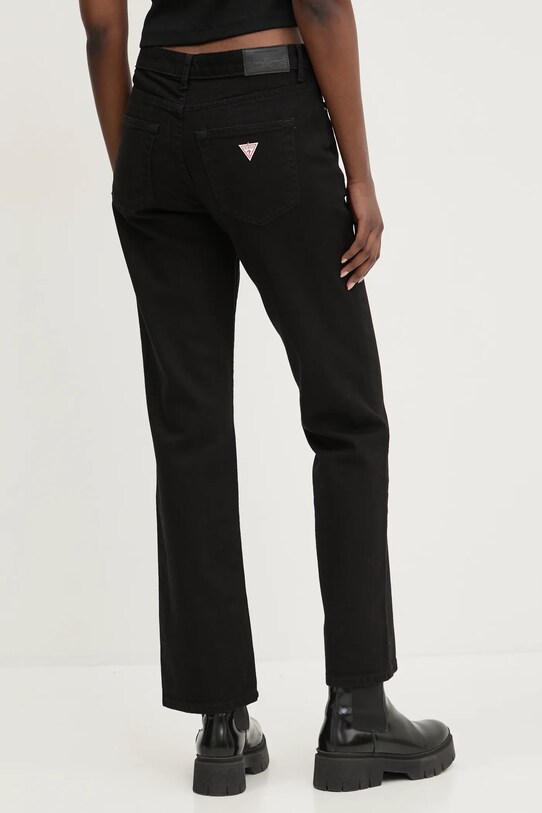 Ρούχα Τζιν παντελόνι Guess Jeans W4YA98.D5E81 μαύρο