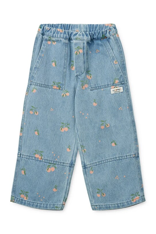 Τζιν παντελόνι Liewood Cesar Printed Denim Pants LW19921 μπλε SS25