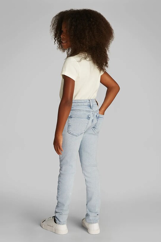 Τζιν παντελόνι Calvin Klein Jeans MR SKINNY μπλε IG0IG02946.128.176.PPYA