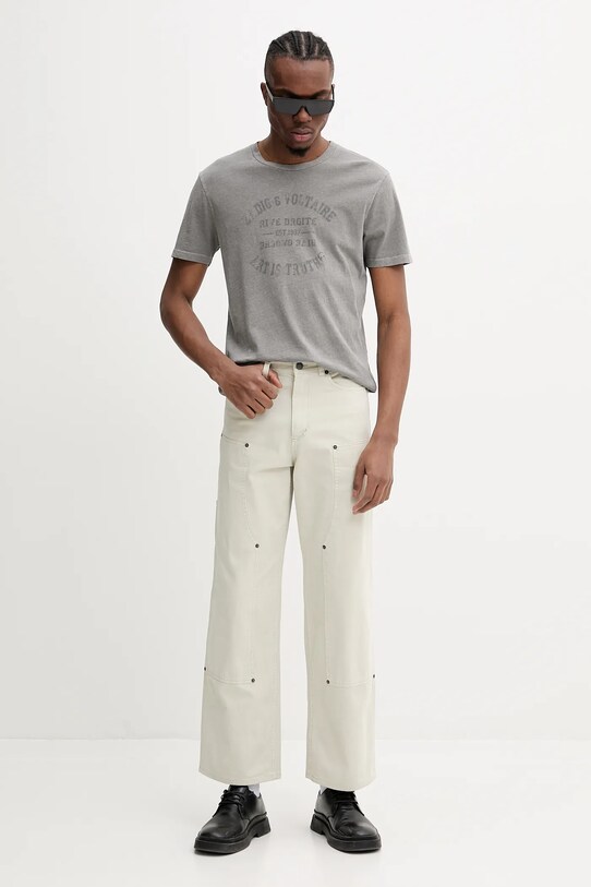 Τζιν παντελόνι ZADIG&VOLTAIRE WMPA01211.262 μπεζ SS25