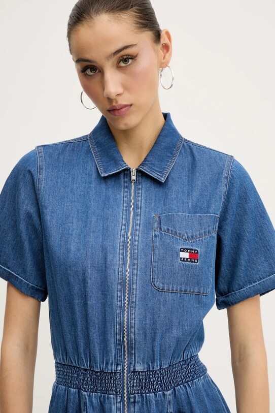 Ολόσωμη φόρμα τζιν Tommy Jeans μπλε DW0DW20371