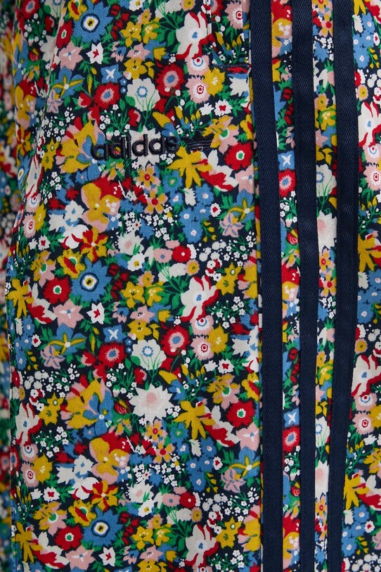 Βαμβακερό παντελόνι adidas Originals Liberty σκούρο μπλε JC7787