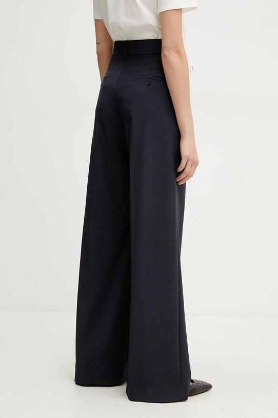 Ρούχα Μάλλινα παντελόνια Weekend Max Mara 2515131041600 σκούρο μπλε