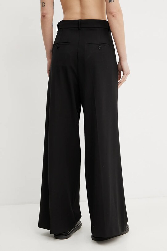 Ρούχα Παντελόνι με μείγμα κασμίρ Weekend Max Mara 2515131131600 μαύρο
