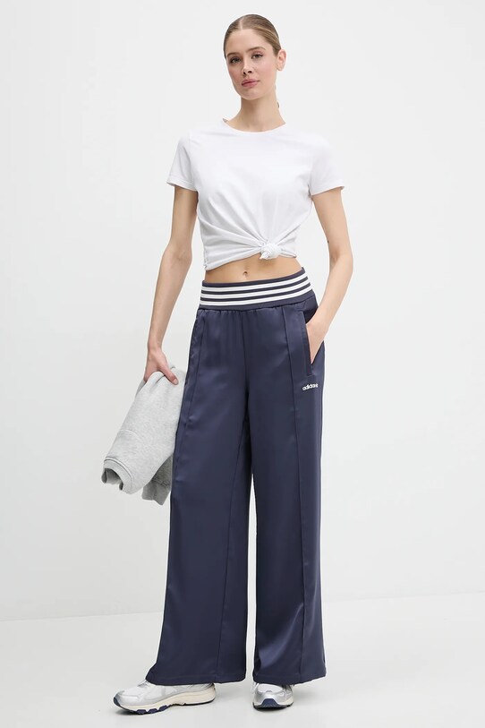 Παντελόνι φόρμας adidas Originals Wide Trackpant JC7758 σκούρο μπλε SS25