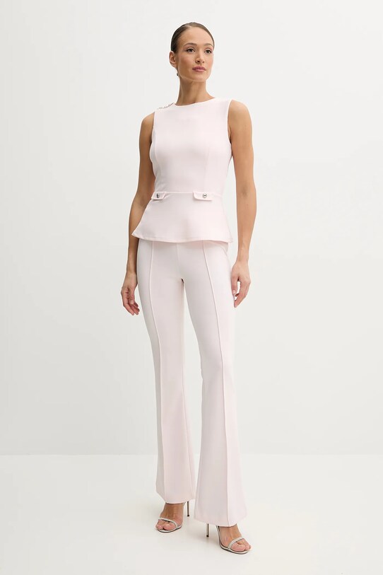 Παντελόνι Guess EVELINA W4YB01.KCBO2 ροζ SS25