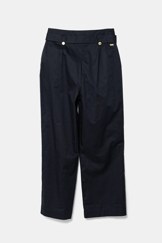 Βαμβακερό παντελόνι Barbour Elsie LTR0385NY99 σκούρο μπλε SS25
