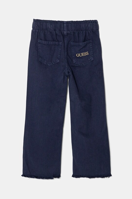 Παιδικό παντελόνι Guess K5RB04.WH1T0.PPYA σκούρο μπλε SS25