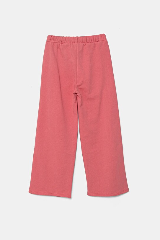 Παιδικό βαμβακερό παντελόνι United Colors of Benetton 3UNICF061.G.Seasonal ροζ SS25