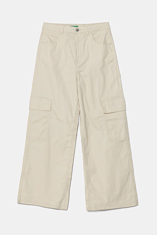 Παιδικό παντελόνι United Colors of Benetton με ελαστάν μπεζ 4L2VCE040.G.Seasonal