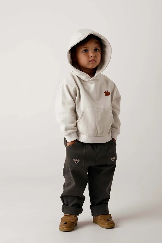 Βρεφικό βαμβακερό παντελόνι Donsje Kassim Trousers Koala 4096302.68.92