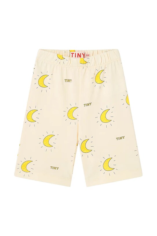 Βρεφικό βαμβακερό παντελόνι Tinycottons MIDNIGHT SUN BABY PANT βαμβάκι κίτρινο SS25.024