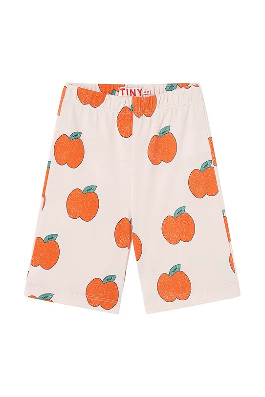 Βρεφικό βαμβακερό παντελόνι Tinycottons APPLES BABY PANT SS25.039 κίτρινο SS25