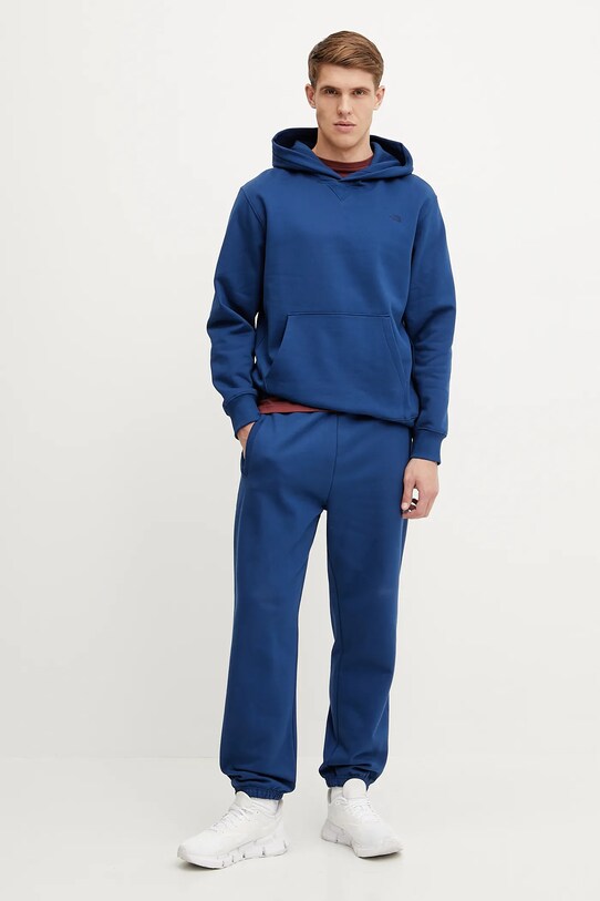 Βαμβακερό παντελόνι The North Face Dome Relaxed NF0A8C3SD1R1 σκούρο μπλε SS25