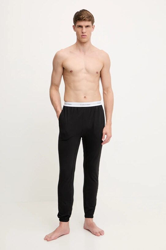 Παντελόνι πιτζάμας Calvin Klein Underwear 000NM2851E μαύρο SS25
