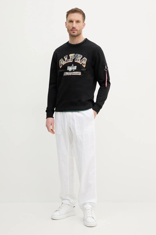 Παντελόνι με λινό μείγμα Calvin Klein Jeans J30J327288 λευκό SS25