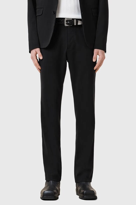 Παντελόνι AllSaints BAY M018QC μαύρο SS25