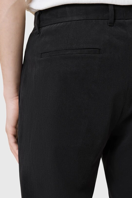 Παντελόνι AllSaints BAY μαύρο M018QC