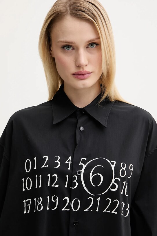 Φόρεμα MM6 Maison Margiela μαύρο S52CT0788.M35043