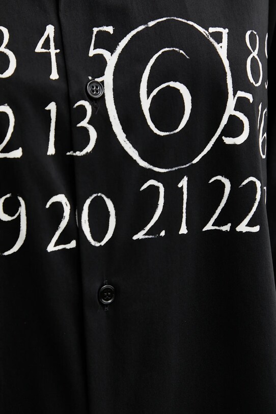 Φόρεμα MM6 Maison Margiela S52CT0788.M35043 μαύρο