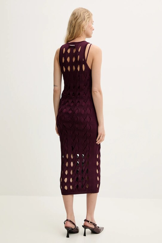 Φόρεμα Pinko 105190.A2LW μπορντό SS25