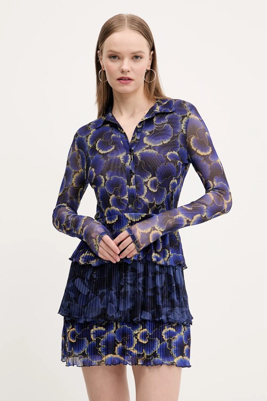 Φόρεμα Desigual CELLS LACROIX casual σκούρο μπλε 25SWVK29