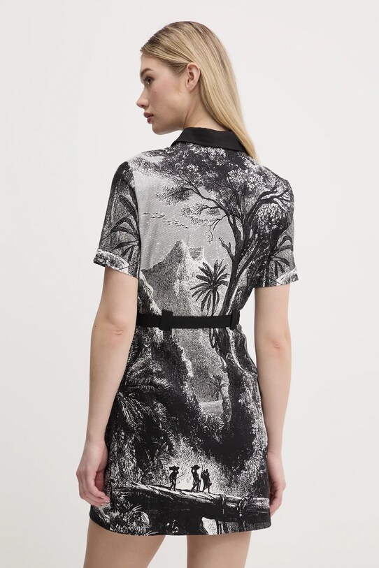 Ρούχα Φόρεμα Desigual TROPIC LITOGRAPHY LA 25SWVW96 μαύρο