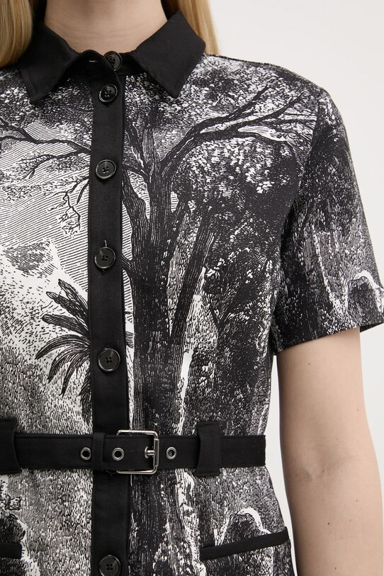 Φόρεμα Desigual TROPIC LITOGRAPHY LA 25SWVW96 μαύρο