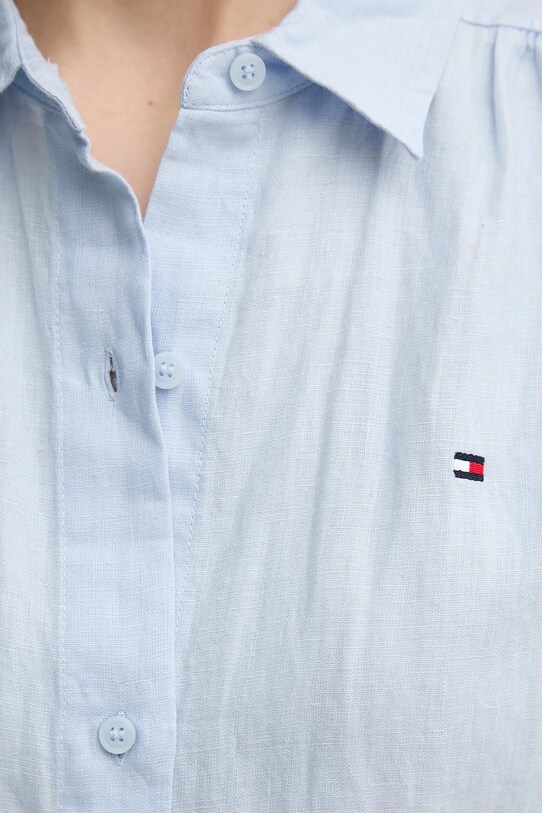 Λινό φόρεμα Tommy Hilfiger WW0WW44653