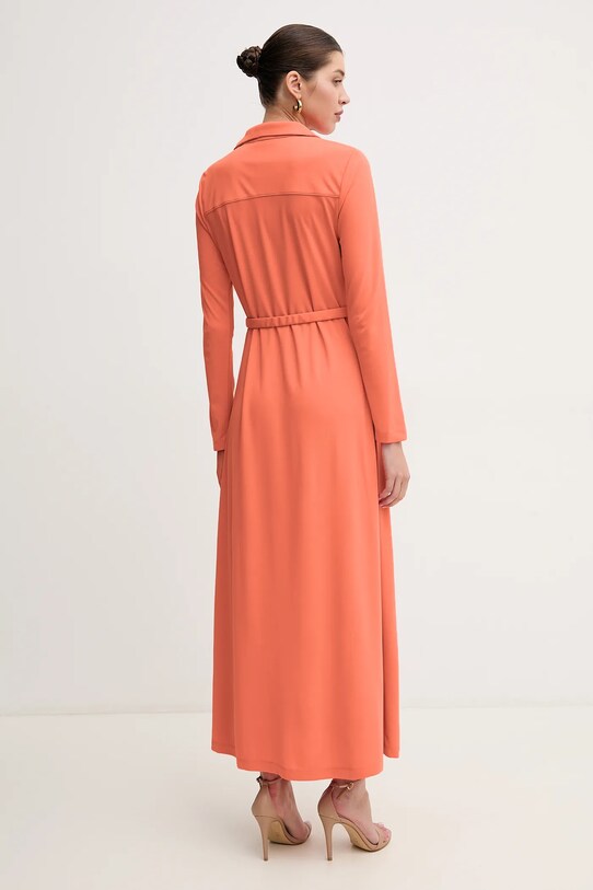 Φόρεμα Dkny DD5J1H52 πορτοκαλί SS25