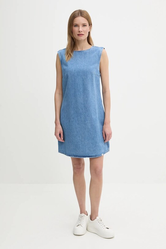 Φόρεμα τζιν Calvin Klein Jeans J20J225170 μπλε SS25