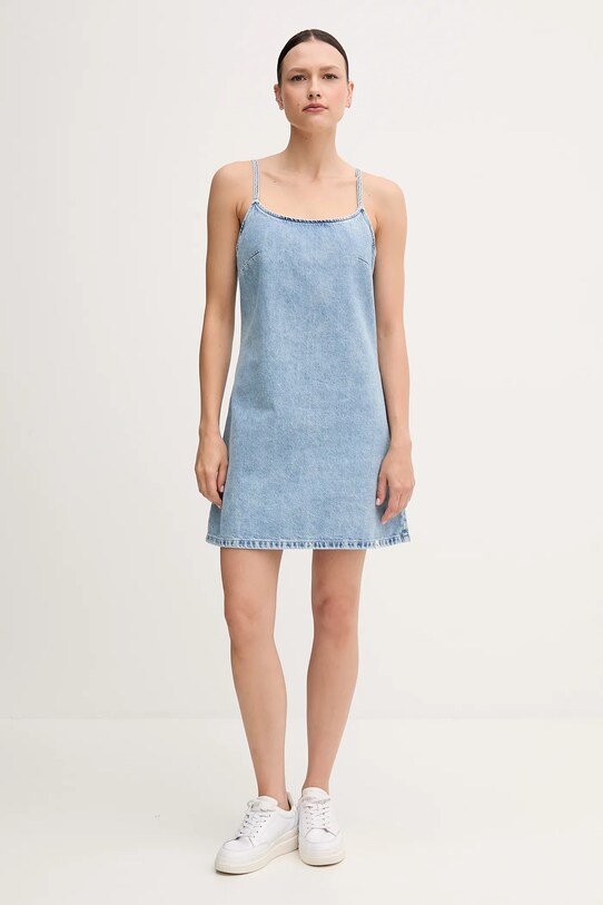 Φόρεμα τζιν Calvin Klein Jeans J20J225173 μπλε SS25