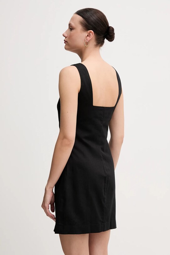 Ρούχα Φόρεμα από λινό μείγμα Calvin Klein Jeans J20J225277 μαύρο