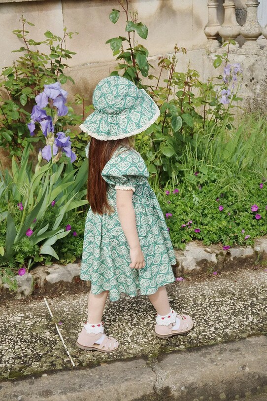 Παιδικό βαμβακερό φόρεμα Konges Sløjd COEUR LACE DRESS GOTS KS102650
