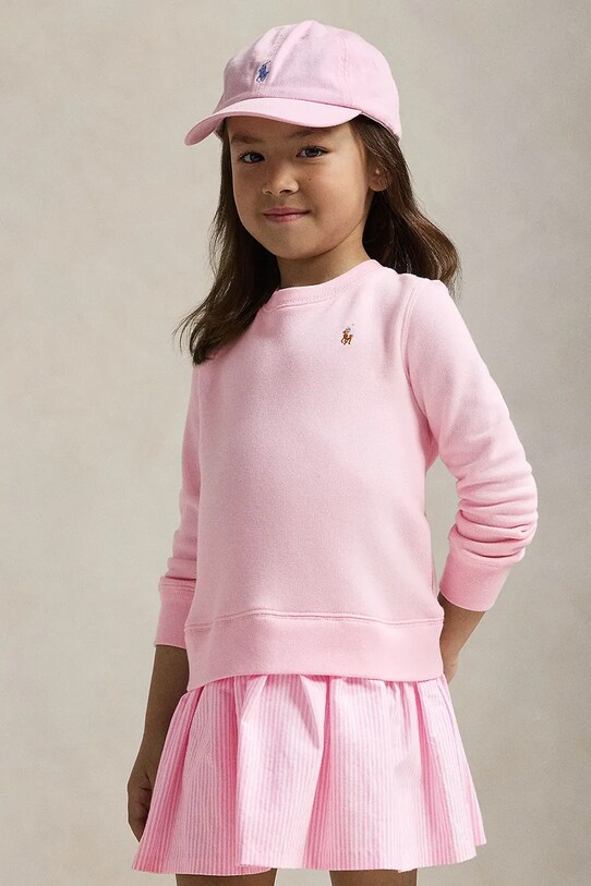 Παιδικό φόρεμα Polo Ralph Lauren ροζ 312965124001