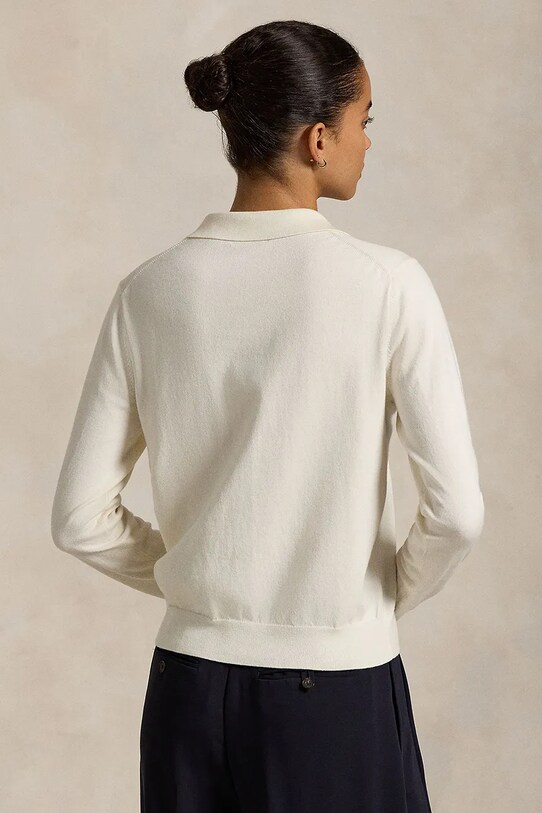 Βαμβακερή ζακέτα Polo Ralph Lauren 211959285 μπεζ SS25