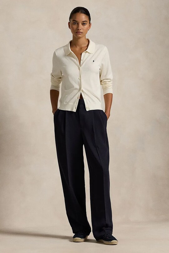 Ρούχα Βαμβακερή ζακέτα Polo Ralph Lauren 211959285 μπεζ