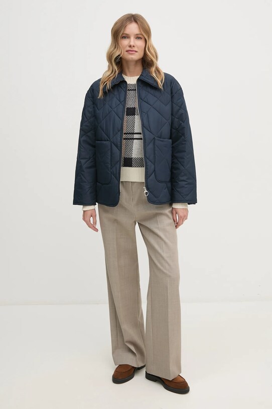 Μάλλινο πουλόβερ Barbour LKN1599MI11 καφέ SS25