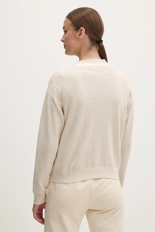 Ρούχα Βαμβακερό πουλόβερ Dkny DP5R6017 μπεζ