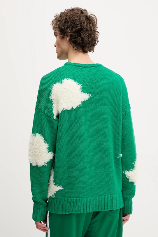 Ρούχα Μάλλινο πουλόβερ Fiorucci Cloud Sweater U02SPKSW335KN03GN02 πράσινο