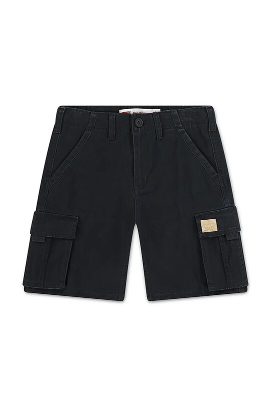 Παιδικό σορτς Levi's TRADITIONAL CARGO SHORTS με ελαστάν μαύρο 9EM381