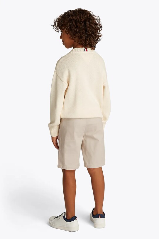 Σορτς Tommy Hilfiger KB0KB09474.128.176.PPYA μπεζ