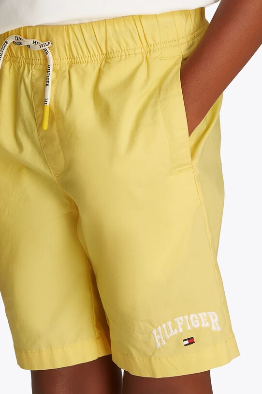 Σορτς Tommy Hilfiger KB0KB09642.128.176.PPYA κίτρινο