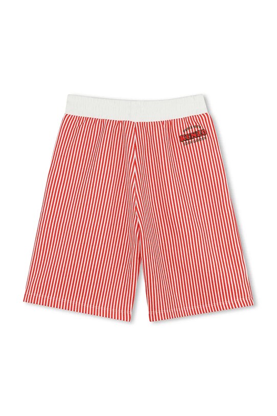 Παιδικό βαμβακερό σορτς Kenzo Kids K61121.114.150 κόκκινο SS25