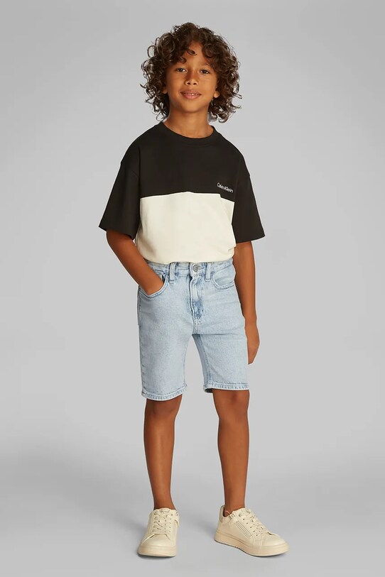 Σορτς Calvin Klein Jeans casual μπλε IB0IB02432.PPYA