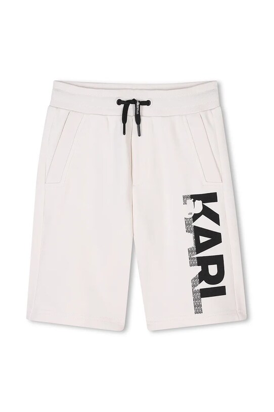 Παιδικό σορτς Karl Lagerfeld Z30413.162.174 μπεζ SS25